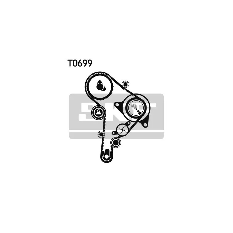 Paskirstymo diržo komplektas  SKF VKMA 01251