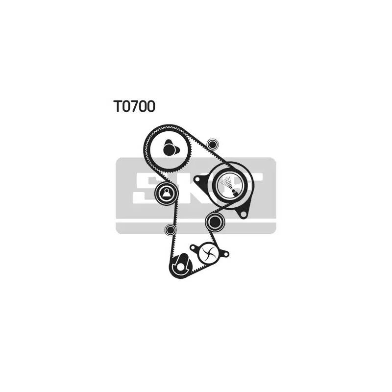 Paskirstymo diržo komplektas  SKF VKMA 01263