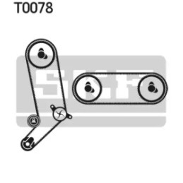 Paskirstymo diržo komplektas  SKF VKMA 01271