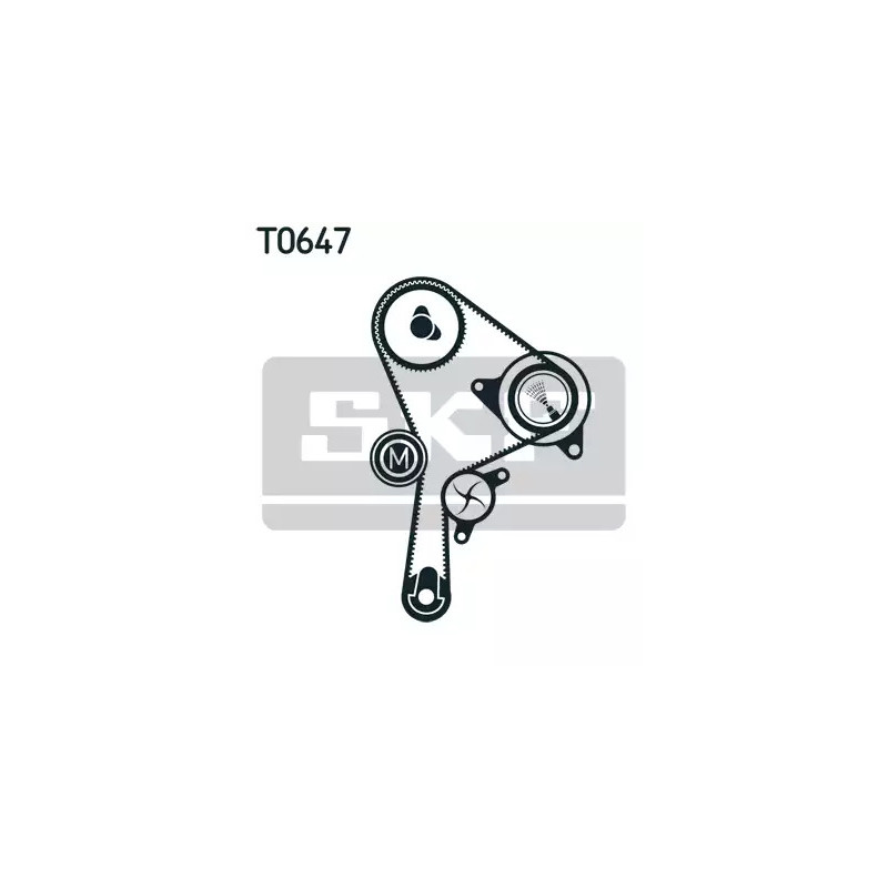 Paskirstymo diržo komplektas  SKF VKMA 06127