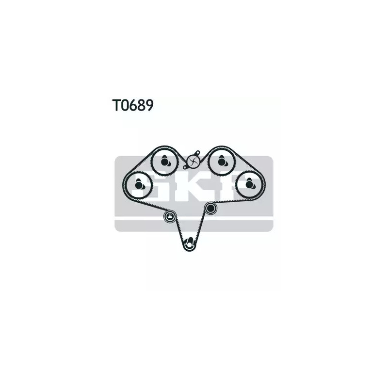 Paskirstymo diržo komplektas  SKF VKMA 95000