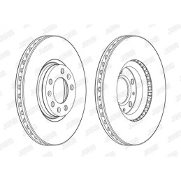 Stabdžių diskas  JURID 562994JC