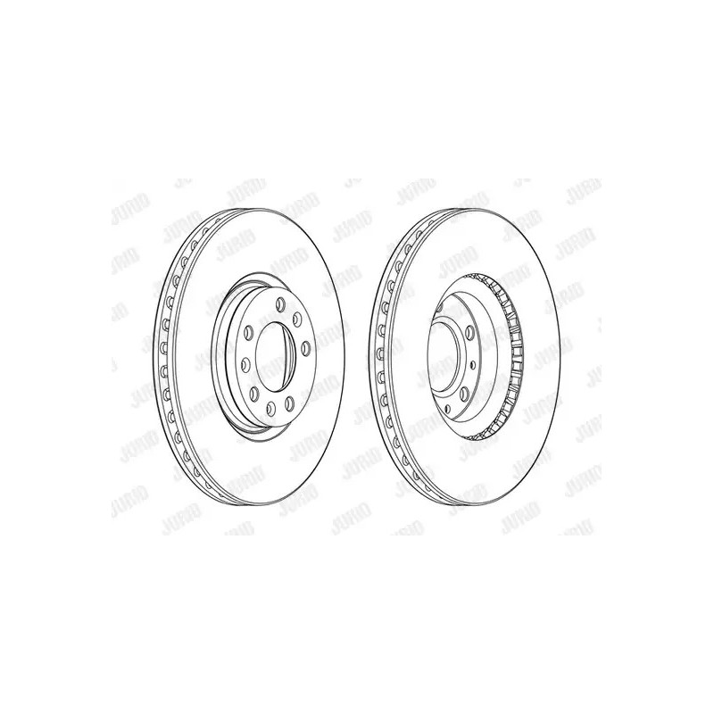 Stabdžių diskas  JURID 562994JC