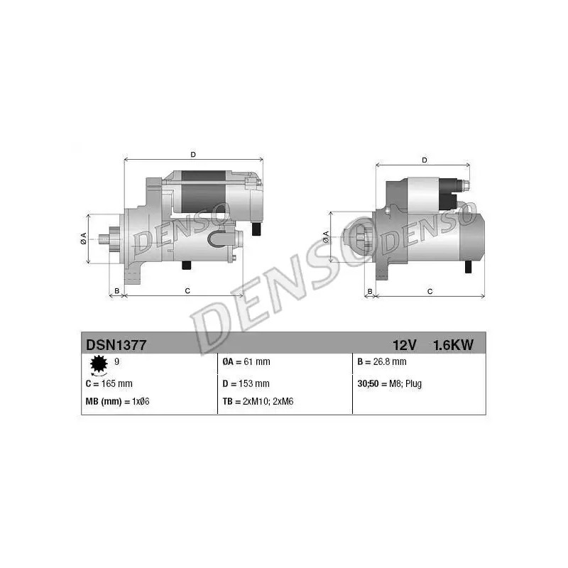 Starteris  DENSO DSN1377