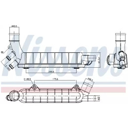 Variklio alyvos aušintuvas  NISSENS 90976