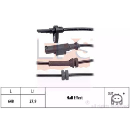 Rato greičio jutiklis (ABS daviklis)  EPS 1.960.088