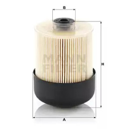 Kuro filtras  MANN-FILTER PU 9009 z KIT