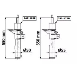 Amortizatorius  MONROE 742117SP