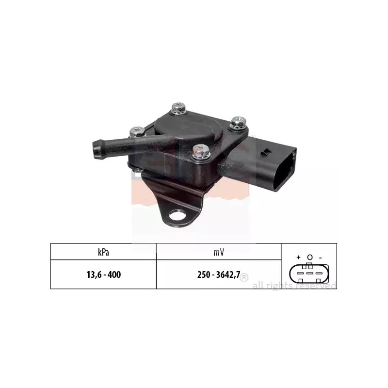 Išmetimo slėgio jutiklis  EPS 1.993.319