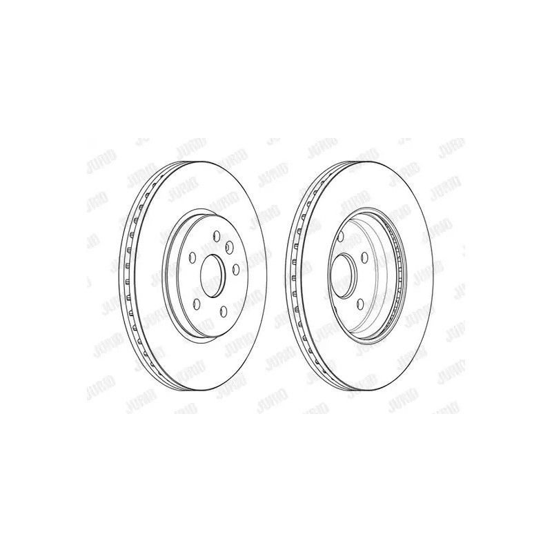 Stabdžių diskas  JURID 563145JC