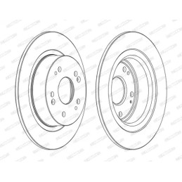 Stabdžių diskas  FERODO DDF1776C