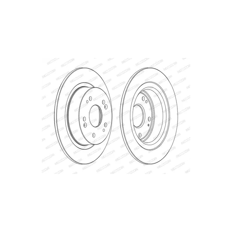 Stabdžių diskas  FERODO DDF1776C