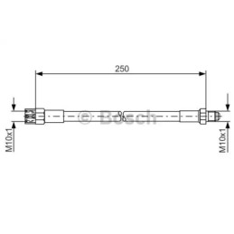 Stabdžių žarnelė  BOSCH 1 987 476 009