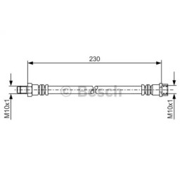 Stabdžių žarnelė  BOSCH 1 987 476 083