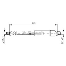 Stabdžių žarnelė  BOSCH 1 987 476 142