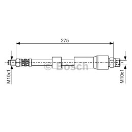 Stabdžių žarnelė  BOSCH 1 987 476 174