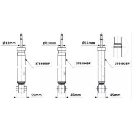 Amortizatorius  MONROE 376195SP