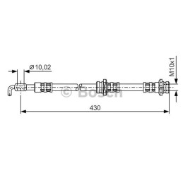 Stabdžių žarnelė  BOSCH 1 987 476 342