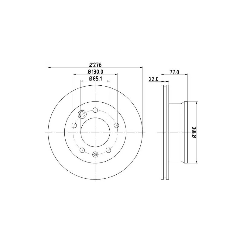 Stabdžių diskas  MINTEX MDC1037C