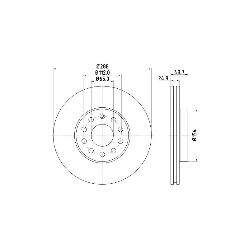 Stabdžių diskas  MINTEX MDC1638C