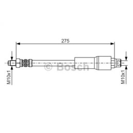 Stabdžių žarnelė  BOSCH 1 987 476 649