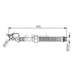 Stabdžių žarnelė  BOSCH 1 987 476 907