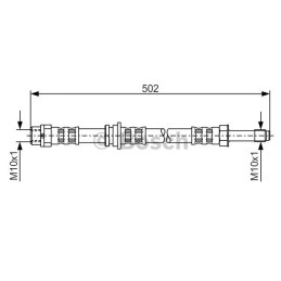 Stabdžių žarnelė  BOSCH 1 987 476 971