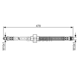 Stabdžių žarnelė  BOSCH 1 987 476 868