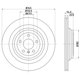Stabdžių diskas  MINTEX MDC2781C