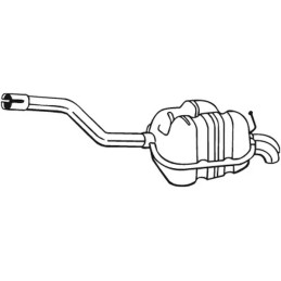 Galinis duslintuvas  BOSAL 233-871