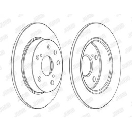 Stabdžių diskas  JURID 563141JC