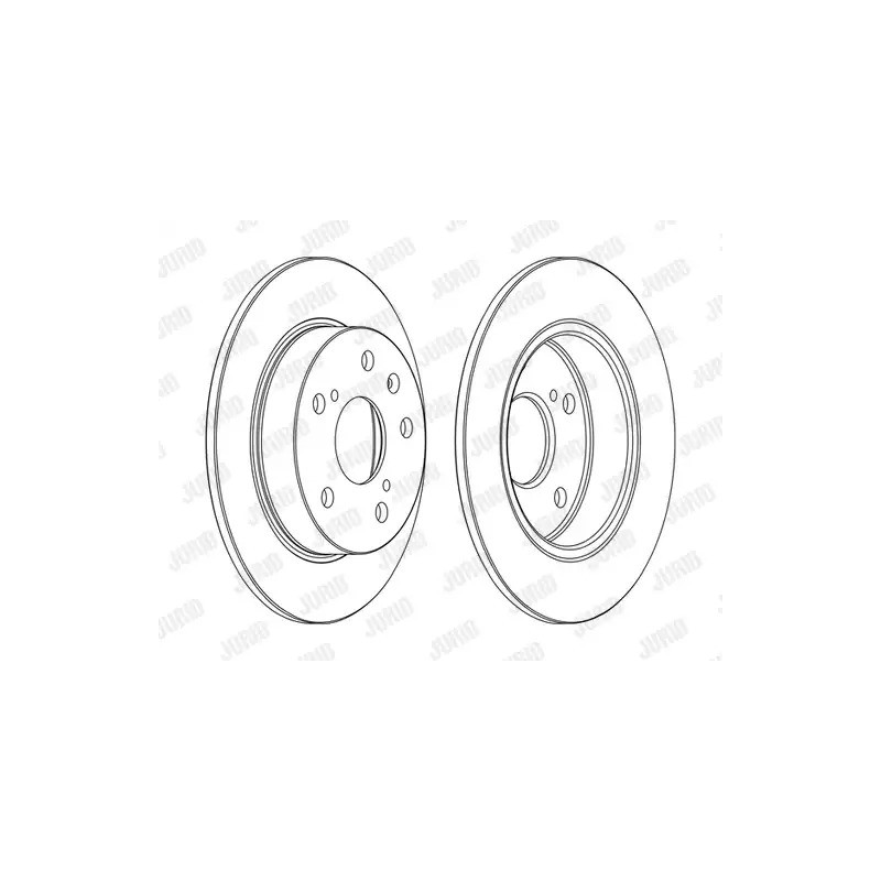 Stabdžių diskas  JURID 563141JC