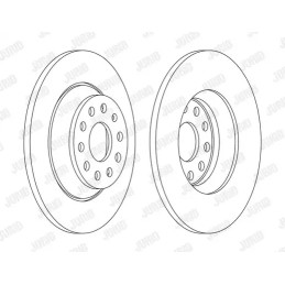 Stabdžių diskas  JURID 563168JC