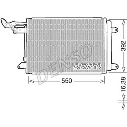 Oro kondicionieriaus radiatorius  DENSO DCN32032