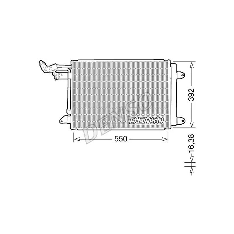 Oro kondicionieriaus radiatorius  DENSO DCN32032