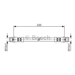Stabdžių žarnelė  BOSCH 1 987 481 008
