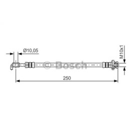 Stabdžių žarnelė  BOSCH 1 987 481 434
