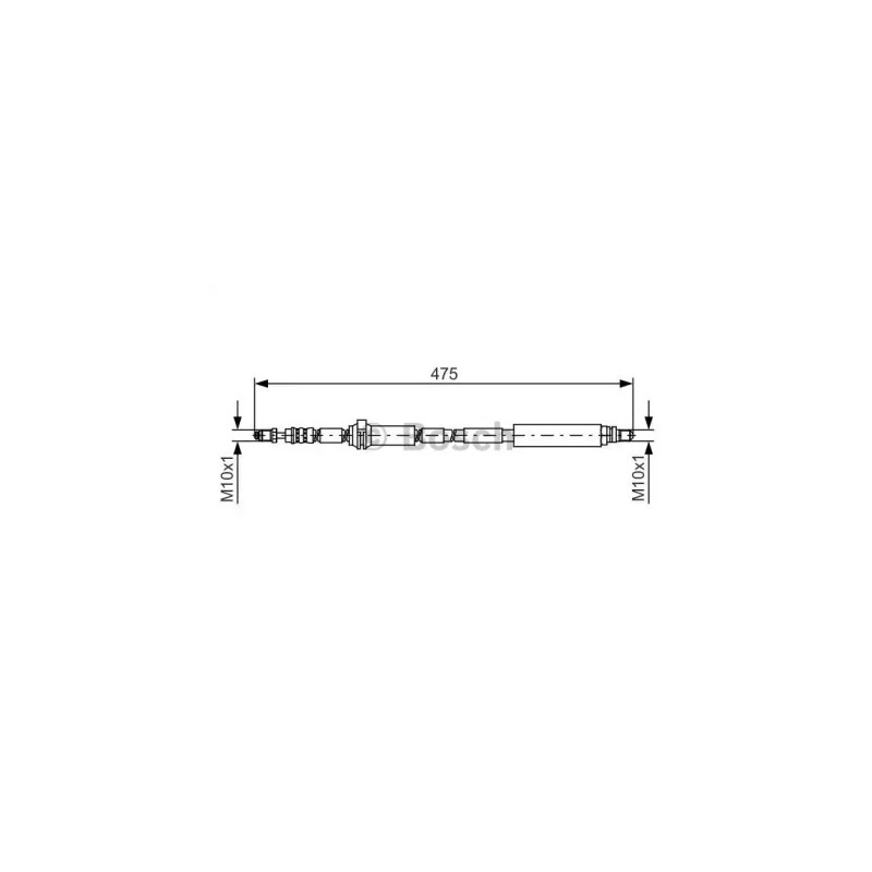 Stabdžių žarnelė  BOSCH 1 987 481 449