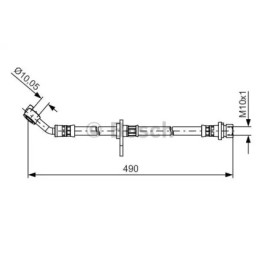 Stabdžių žarnelė  BOSCH 1 987 481 521