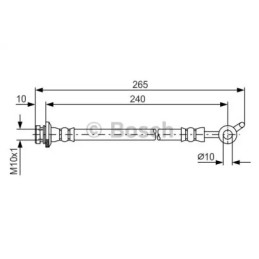 Stabdžių žarnelė  BOSCH 1 987 481 570