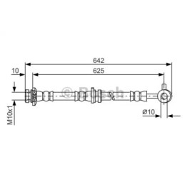 Stabdžių žarnelė  BOSCH 1 987 481 573