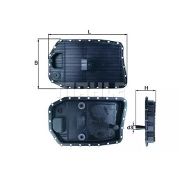 Automatinės transmisijos alyvos karteris  KNECHT HX 154