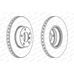 Stabdžių diskas  FERODO DDF1202C-1