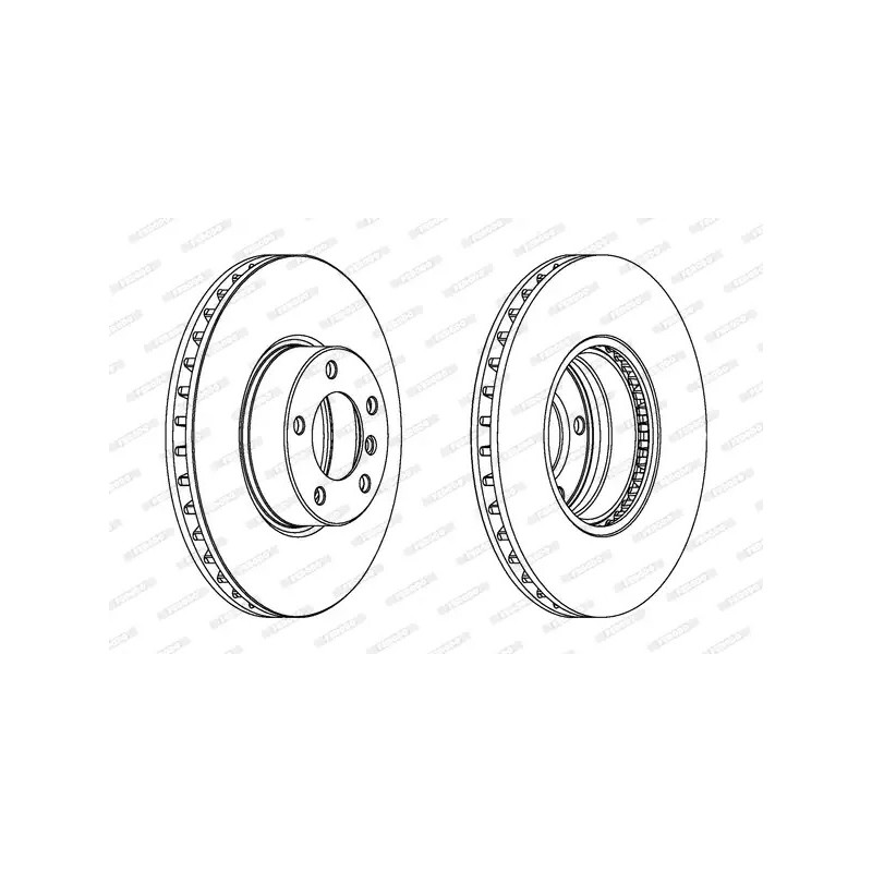 Stabdžių diskas  FERODO DDF1202C-1