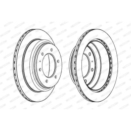 Stabdžių diskas  FERODO DDF695