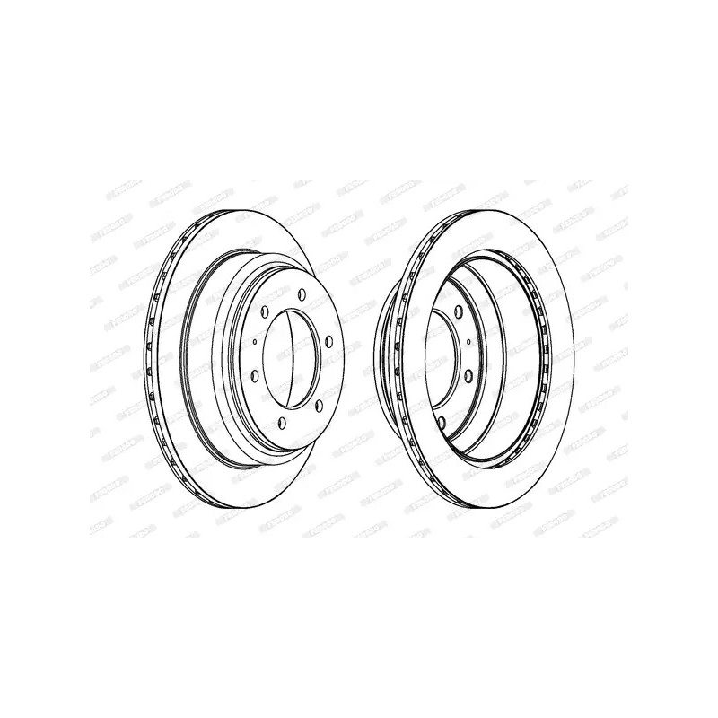 Stabdžių diskas  FERODO DDF695