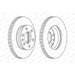 Stabdžių diskas  FERODO FCR310A