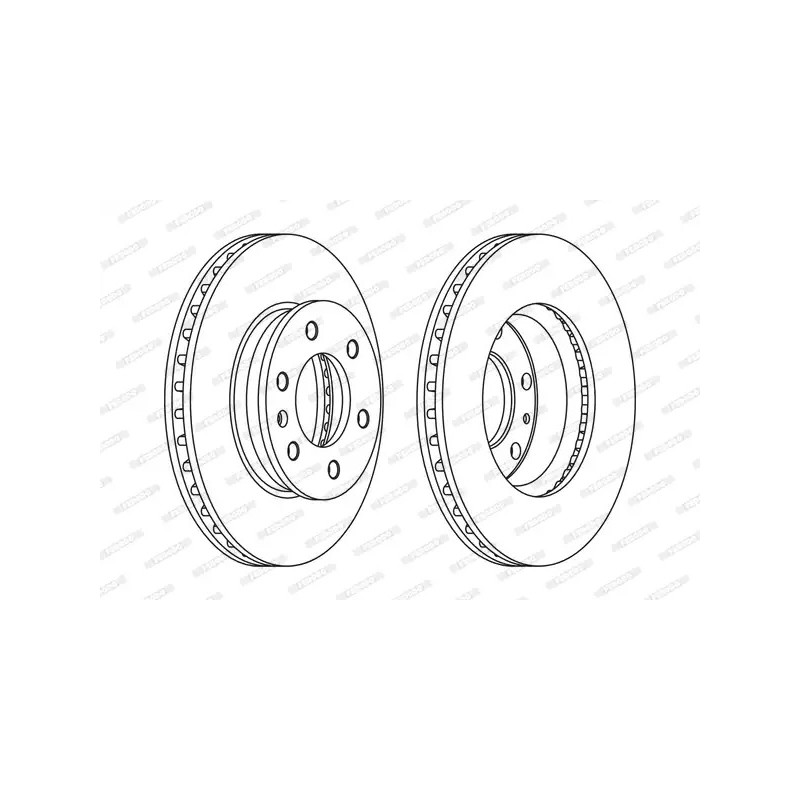 Stabdžių diskas  FERODO FCR310A