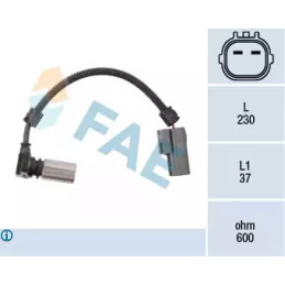 Automotinės transmisijos RPM daviklis  FAE 79085