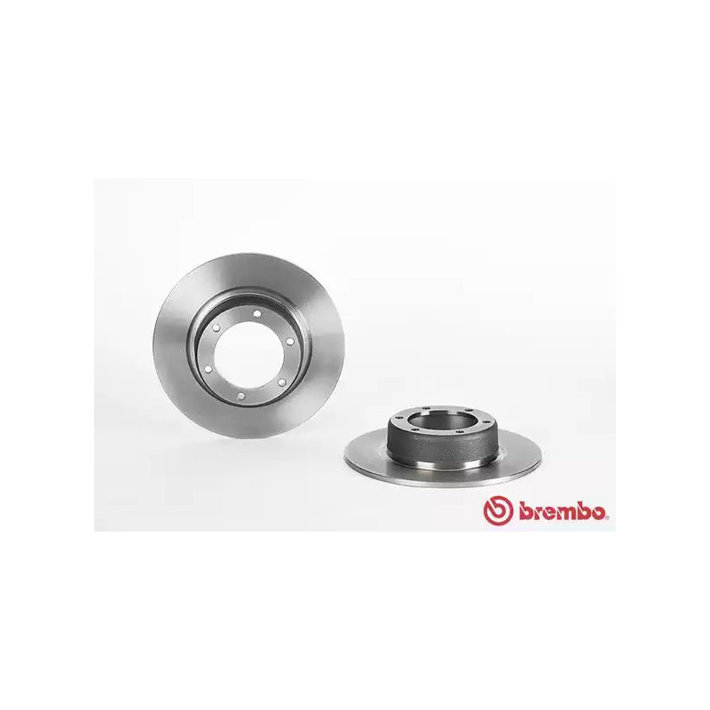 Stabdžių diskas  BREMBO 08.1741.10